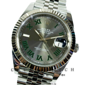 Rolex DateJust 41 Jubilee 126334 Slate Roman 'Wimbledon'