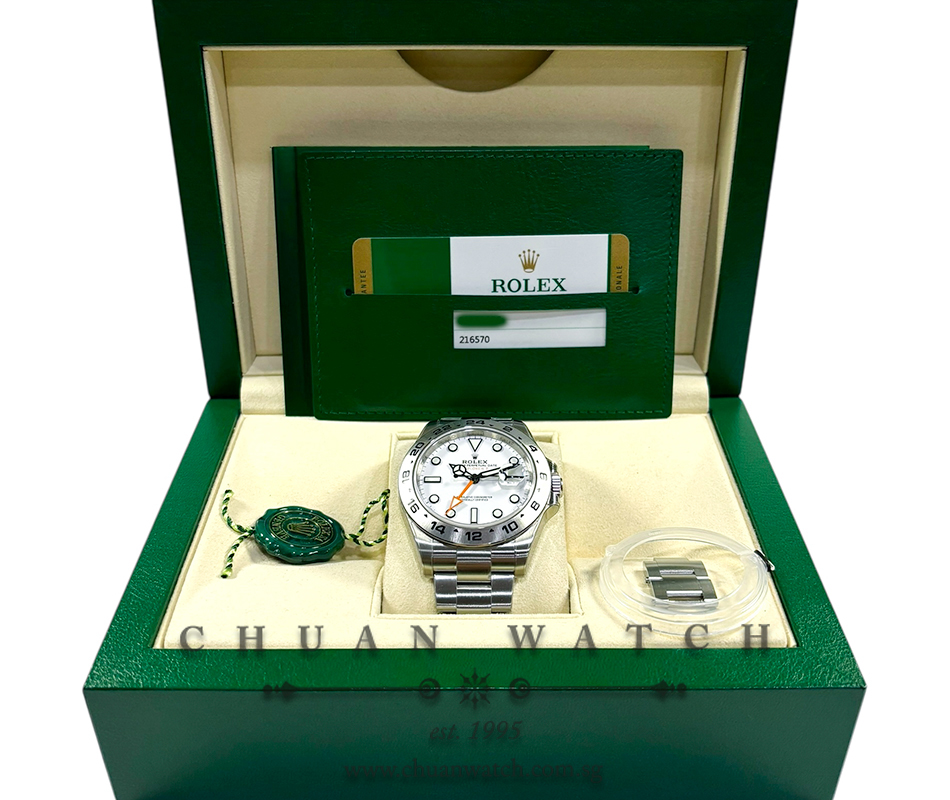 Rolex Explorer II 42mm 216570 'Polar' White - Discontinued - Image 2