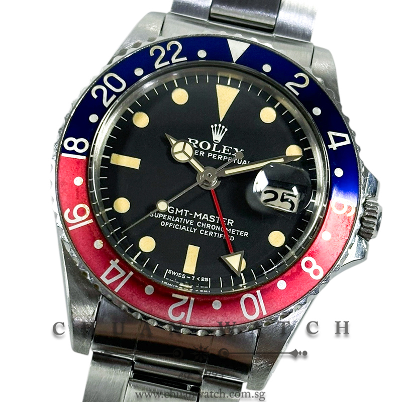 Rolex Vintage GMT-Master 1675 'Pepsi' Matte MK4 Tritium - Discontinued