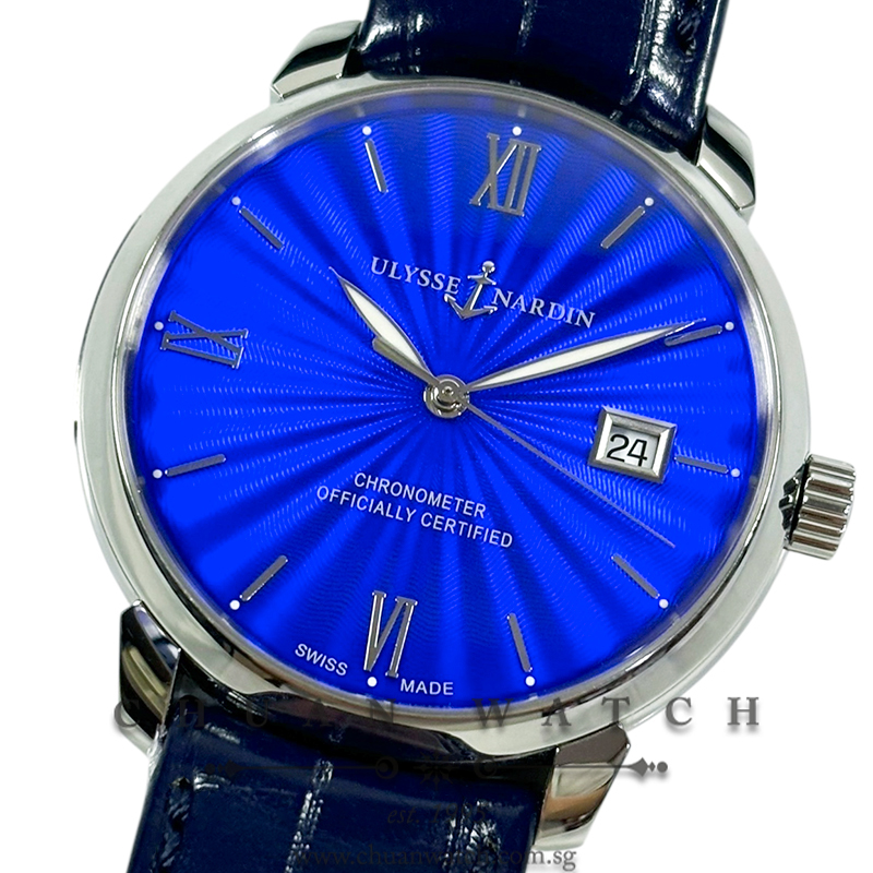 Ulysse Nardin San Marco Classico Blue Enamel 40mm 8153-111-2/E3 - Discontinued