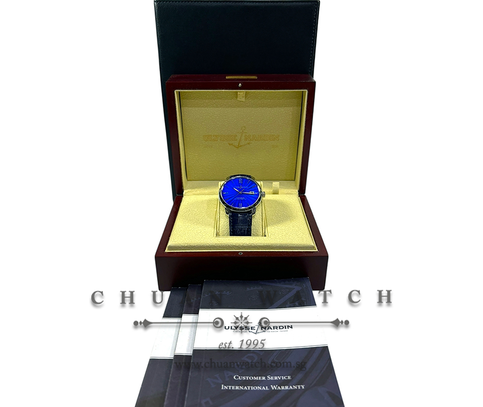 Ulysse Nardin San Marco Classico Blue Enamel 40mm 8153-111-2/E3 - Discontinued - Image 2