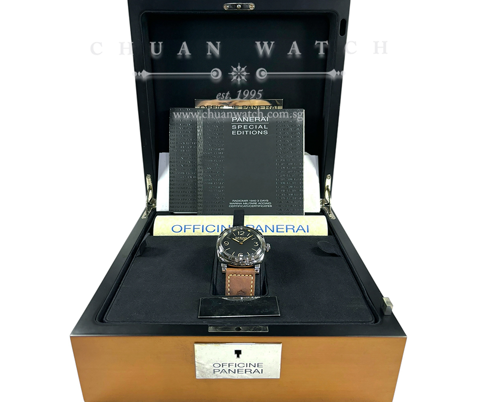 Panerai Radiomir 1940 3-Days 'Marina Militare' 47mm Pam 587 Q  (Limited Edition of 1000 Pieces Only) - Image 2