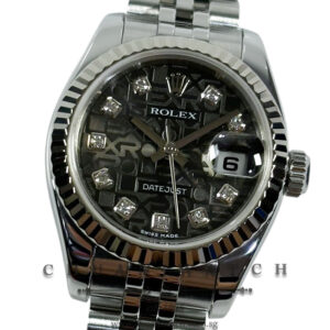Rolex Ladies' DateJust Jubilee 26mm 179174 Black Jubilee Diamonds - Discontinued