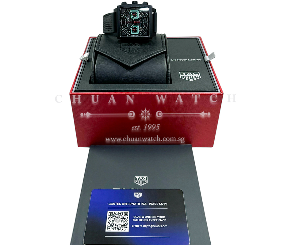 Tag Heuer Monaco Chronograph DLC-Titanium 39mm CBL2184 - Image 2