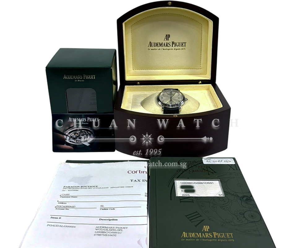 Audemars Piguet Millenary White Gold 39mm 14908BC Silver - Discontinued - Image 2