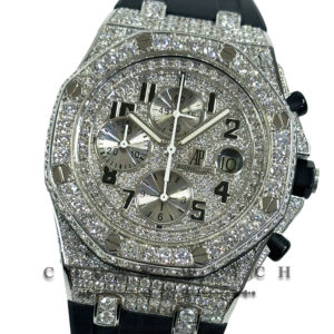 Audemars Piguet Royal Oak Offshore Custom-Set Paved Diamonds Steel 42mm 26020ST - Discontinued