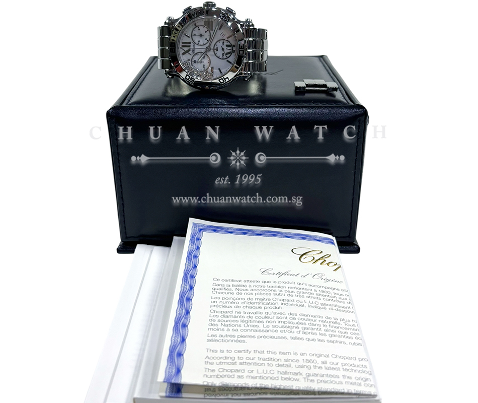 Chopard Happy Sport Chronograph New Generation Quartz 42mm 288499-3003 - Discontinued - Image 2