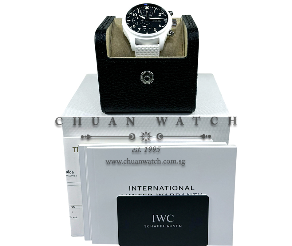 IWC Pilot's Watch Chronograph Top Gun 'Lake Tahoe' Edition White Ceramic 44.5mm IW389105 - Image 2