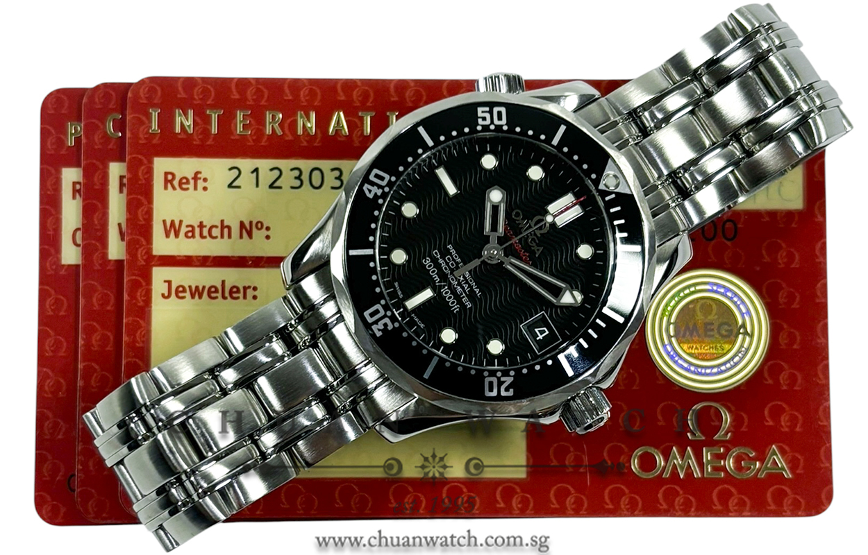 Omega Seamaster Diver 300M Mid-Size Co-Axial Chronometer 36.25mm 212.30.36.20.01.001 Black - Discontinued - Image 2