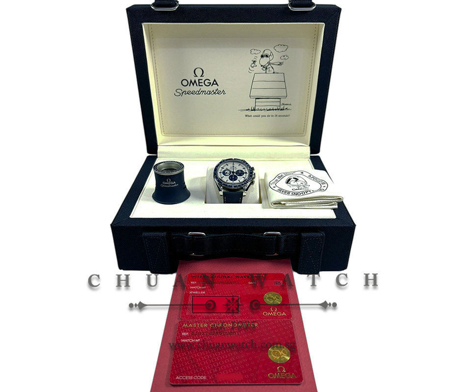 Omega Speedmaster 'Silver Snoopy Award' Co-Axial Master Chronometer 3861 Chronograph 42mm 310.32.42.50.02.001 - Image 2