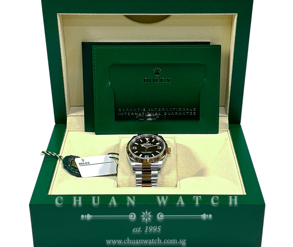 Rolex Explorer 36 Two-Tone 124273 - Image 2