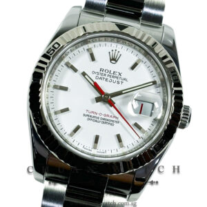 Rolex Gents' DateJust Turn-O-Graph 'Thunderbird' 36mm 116264 White Index - Discontinued