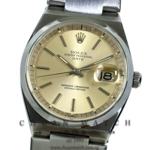 Rolex Vintage Oyster Perpetual Date 'OysterQuartz Transitional' 36mm 1530 Silver Index Tritium - Discontinued