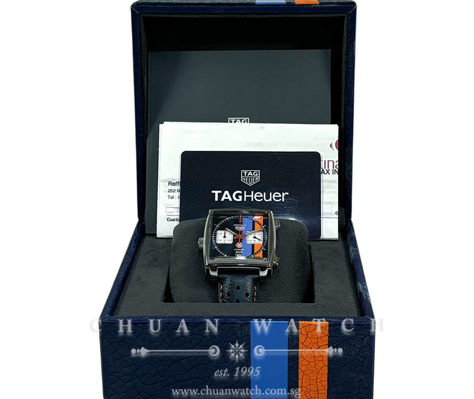 Tag Heuer Monaco Chronograph Calibre 11 'Gulf' 39mm CAW211R - Discontinued - Image 2