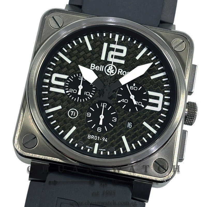 Bell & Ross BR 01-94 Titanium Carbon 'Ultralight' Chronograph 46mm - Discontinued