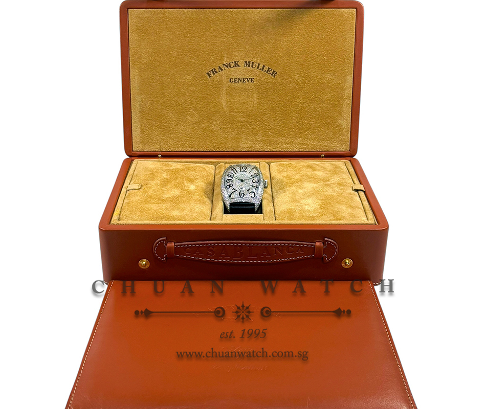 Franck Muller Casablanca Large Steel Custom-Set Paved Diamonds 8880 C DT - Discontinued - Image 2