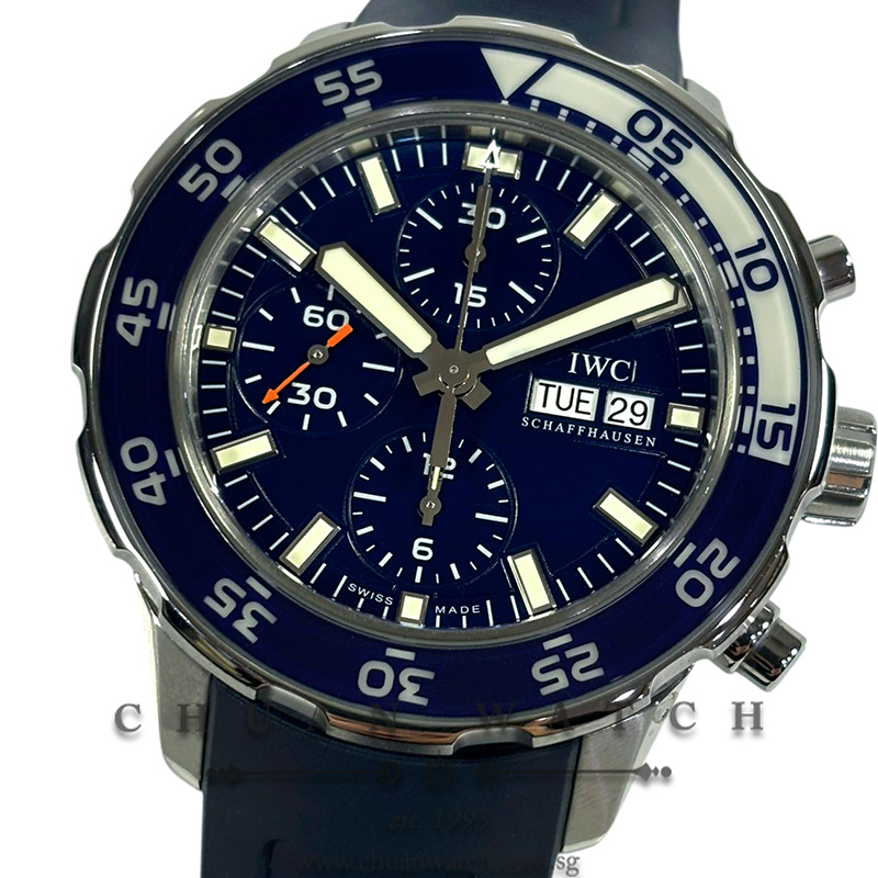 IWC Aquatimer Chronograph Blue 44mm IW376711 - Discontinued
