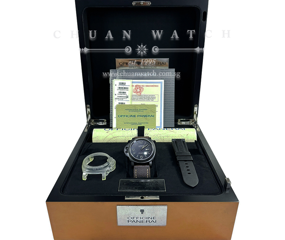 Panerai Luminor Marina Left-Handed 'Destro' PVD-Steel 44mm Pam 026 K  (Limited Edition of 1000 Pieces Only) - Image 2