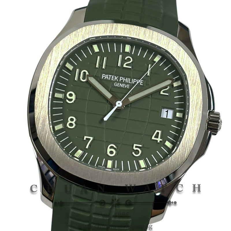 Patek Philippe Aquanaut White Gold 42.2mm 5168G-010 Green
