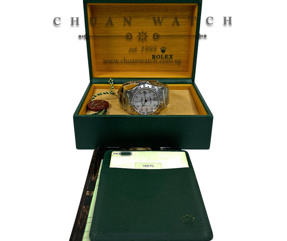 Rolex Explorer II 40mm 16570 'Polar' White Tritium - Discontinued - Image 2