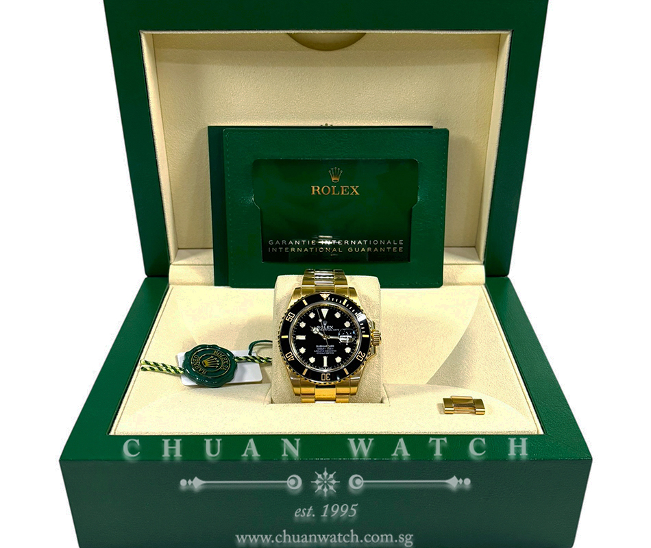 Rolex Submariner Date Yellow Gold 41mm 126618LN Black - Image 2