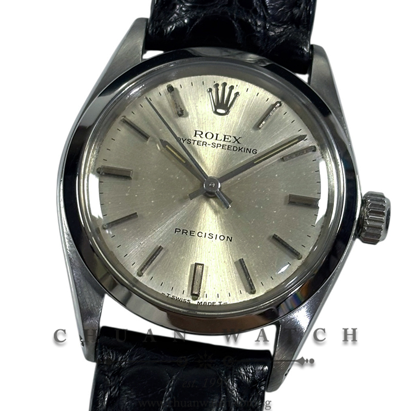 Rolex Vintage Oyster-Speedking Precision 30mm 6420 Silver Index Tritium - Discontinued