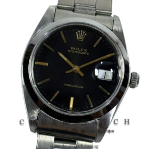 Rolex Vintage Oysterdate Precision 34mm 6694 Black Index Tritium - Discontinued