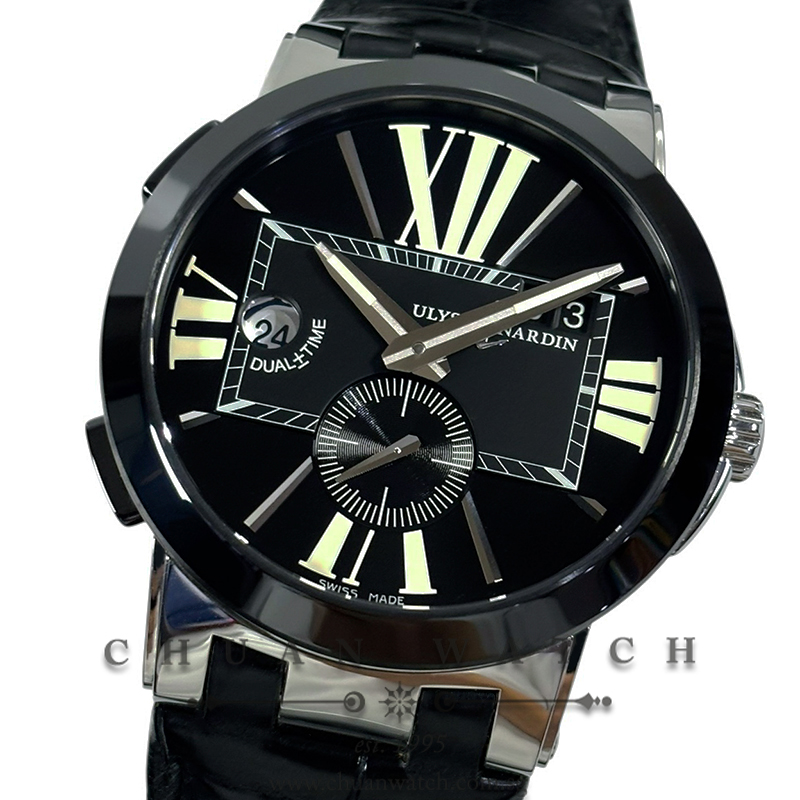 Ulysse Nardin Executive Dual Time 43mm 243-00/42 Black - Discontinued