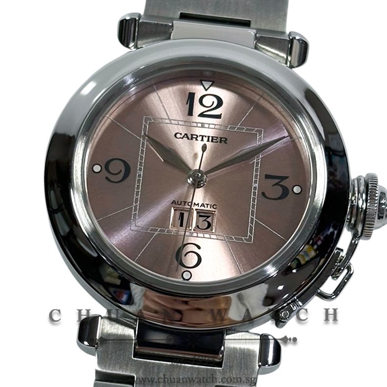 Cartier Pasha C Big-Date Automatic 35mm W31058M7 Pink - Discontinued