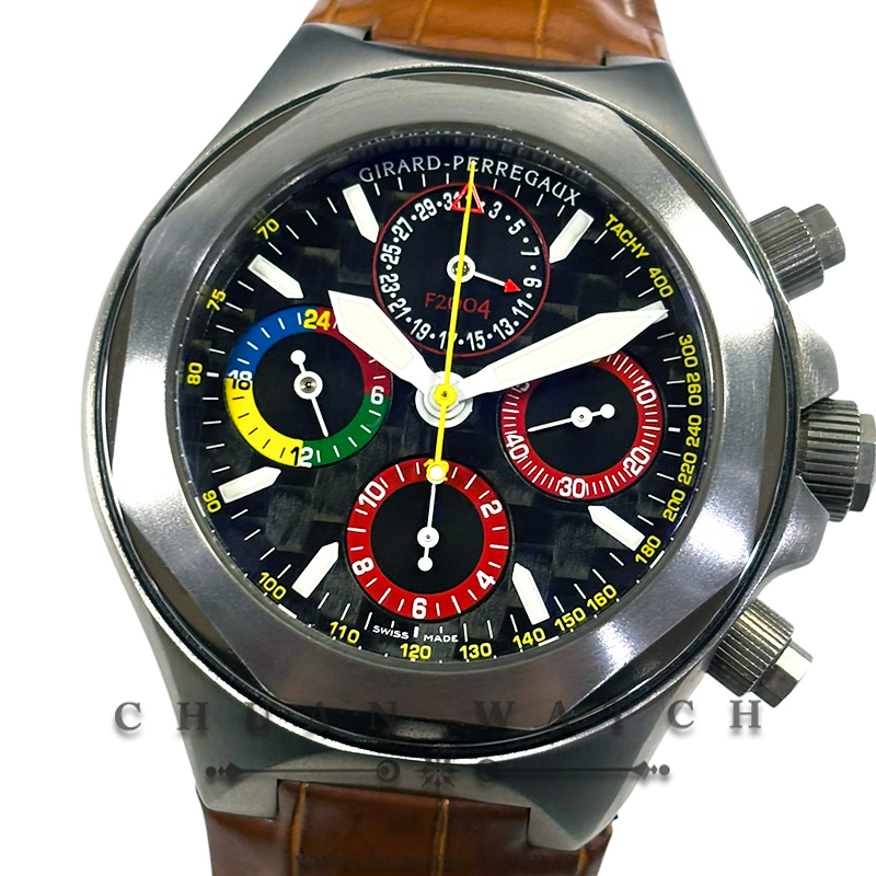 Girard-Perregaux Laureato Chronograph EVO 3 'Ferrari 2004' Titanium 45mm 80180 (Limited Edition of 249 Pieces Only)