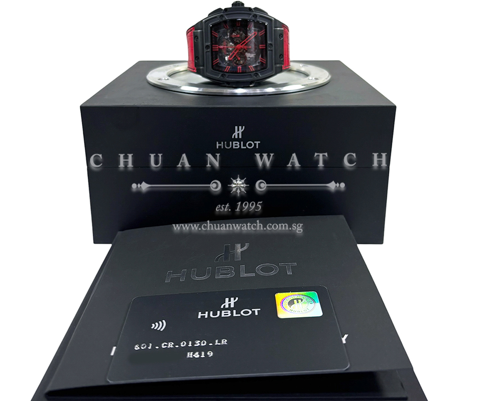 Hublot Spirit Of Big Bang All Black Red Ceramic Boutique Exclusive