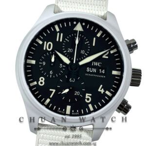 IWC Pilot's Watch Chronograph Top Gun 'Lake Tahoe' Edition White Ceramic 44.5mm IW389105