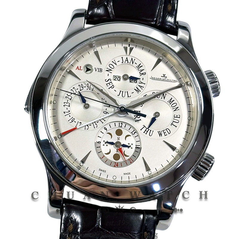 Jaeger-LeCoultre Master Grand Reveil Perpetual Calendar MoonPhase Alarm 43mm Q163842A - Discontinued