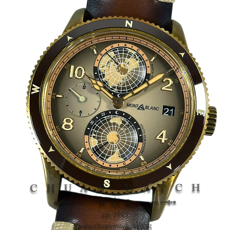 Montblanc 1858 Geosphere 'Desert' Bronze 42mm 128504 (Limited Edition of 1858 Pieces Only)