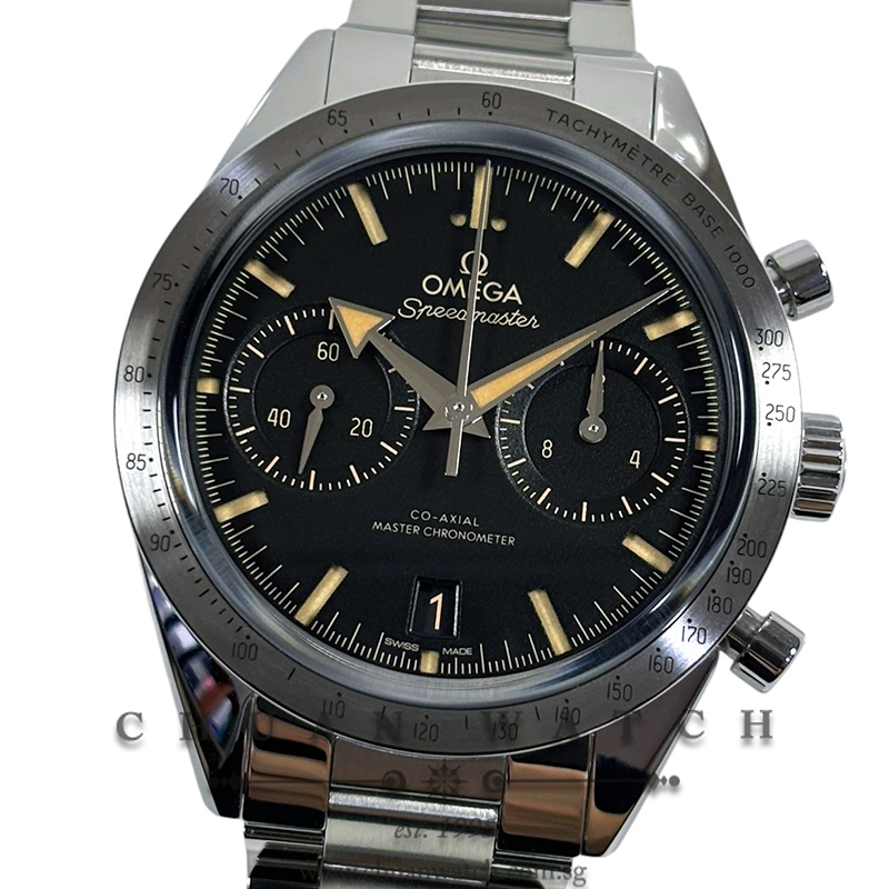 Omega Speedmaster '57 'Broad Arrow' Co-Axial Master Chronometer Chronograph 40.5mm 332.10.41.51.01.001 Black