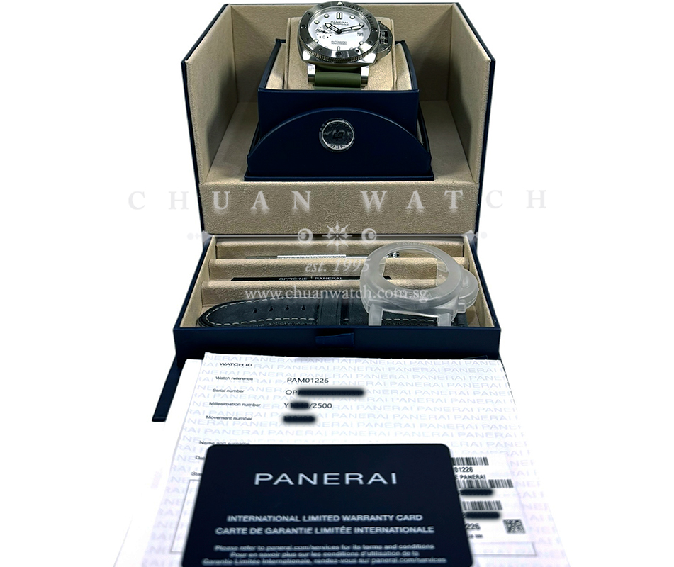 Panerai Submersible QuarantaQuattro Bianco 1950 3-Days 44mm Pam 1226 Y - Image 2