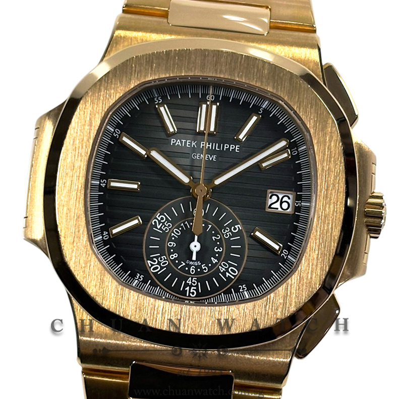 Patek Philippe Nautilus Flyback Chronograph Rose Gold 40.5mm 5980/1R-001 - Discontinued