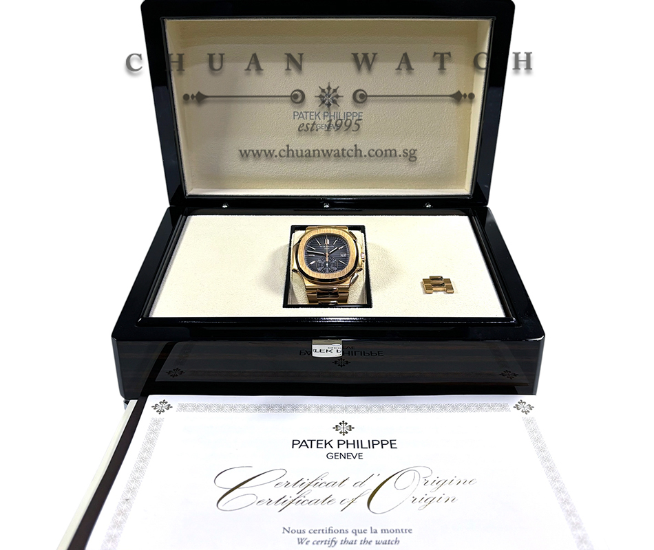 Patek Philippe Nautilus Flyback Chronograph Rose Gold 40.5mm 5980/1R-001 - Discontinued - Image 2