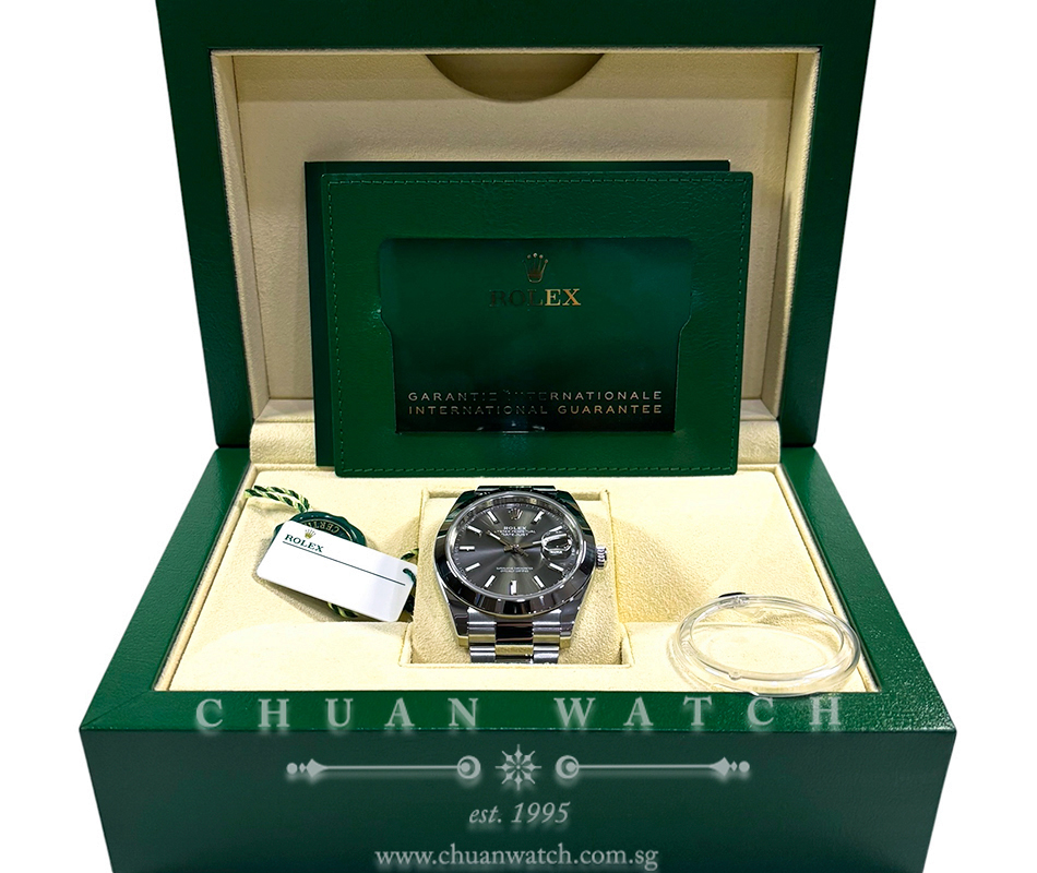 Rolex DateJust 41 126300 Slate Index - Image 2