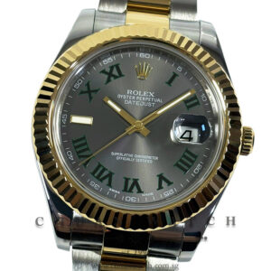 Rolex DateJust II Two-Tone 41mm 116333 Slate Roman 'Wimbledon' - Discontinued
