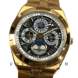 Vacheron Constantin Overseas Perpetual Calendar MoonPhase Ultra-Thin Skeleton Rose Gold 41.5mm 4300V