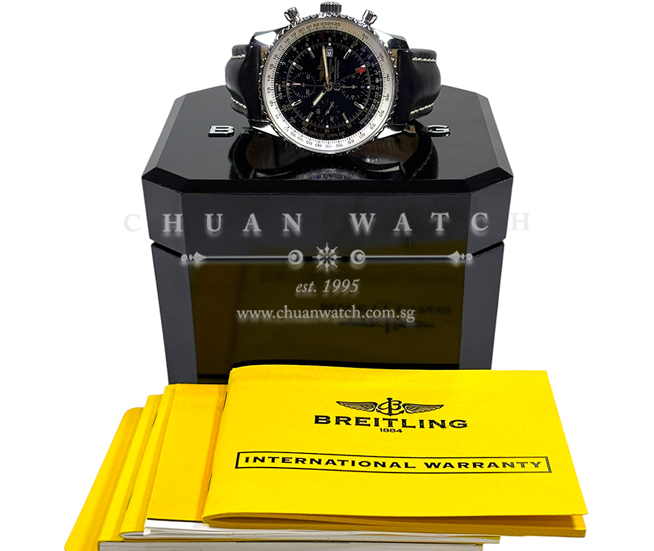 Breitling Navitimer Chronograph GMT 46 A24322 Black - Discontinued - Image 2