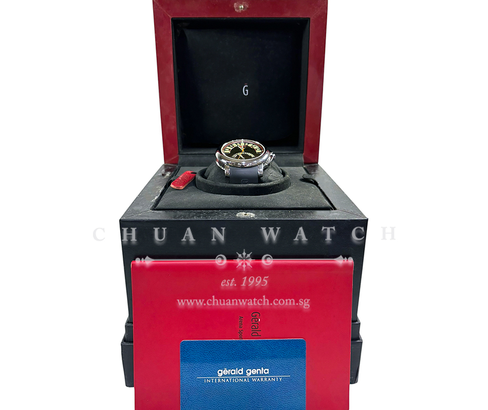 Gerald Genta Arena Bi-Retro Jumping Hour 45mm BSP.Y.10.126.CA.BD - Discontinued - Image 2