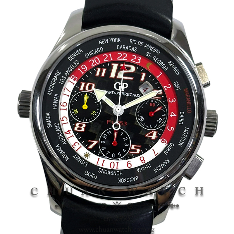 Girard-Perregaux WW.TC World Time Chronograph Ferrari 'F1 053' Titanium 43mm 49800 - Discontinued