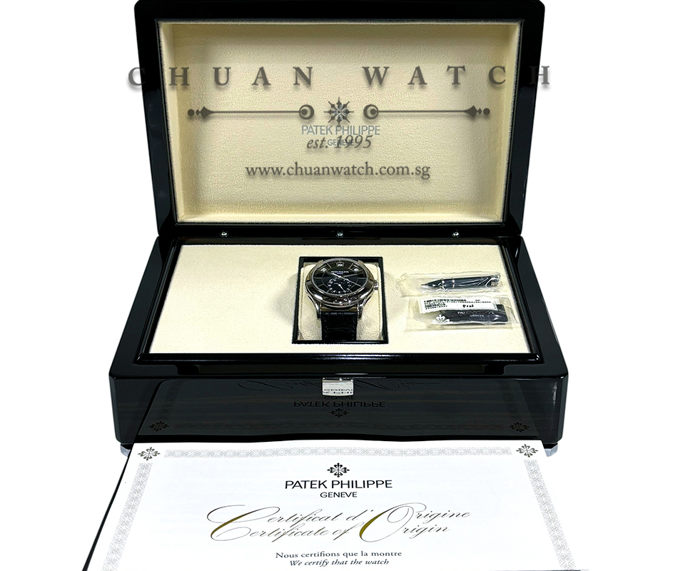 Patek Philippe Annual Calendar MoonPhase White Gold 40mm 5205G-013 Blue - Image 2