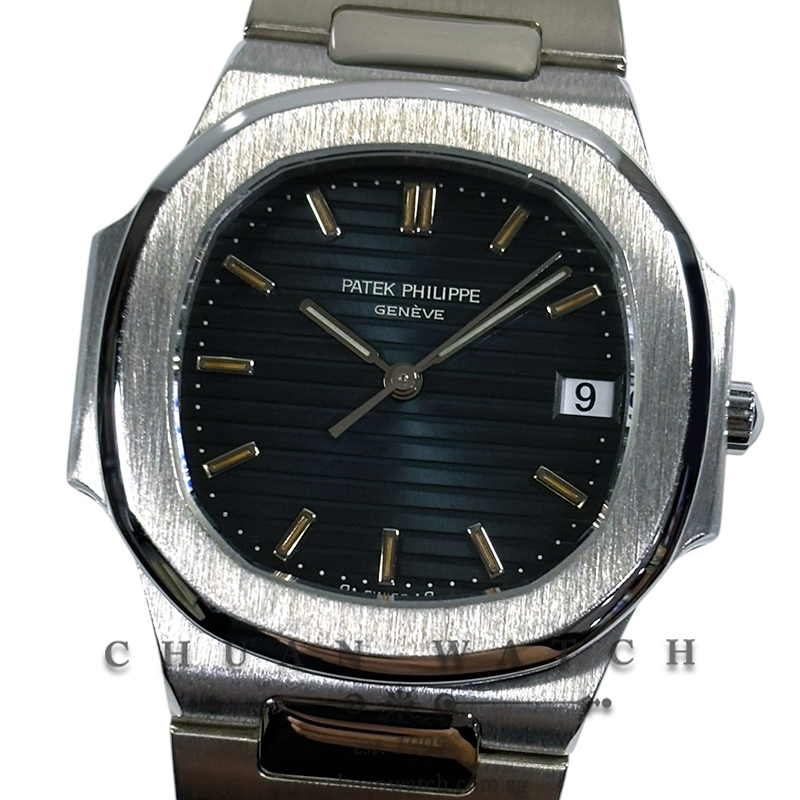 Patek Philippe Nautilus Quartz White Gold 33mm 3900/1 Blue Tritium - Discontinued