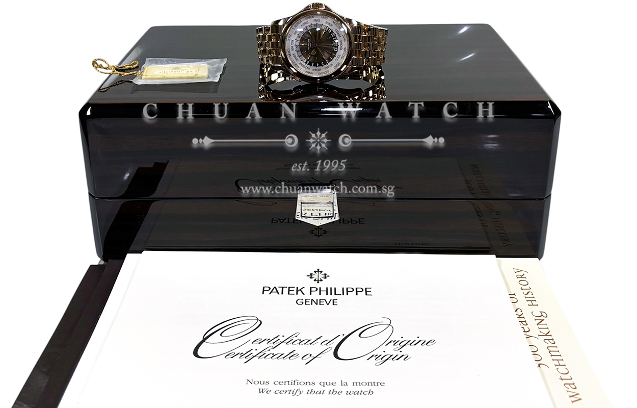 Patek Philippe World Time Rose Gold 39.5mm 5130/1R-011 - Discontinued - Image 2