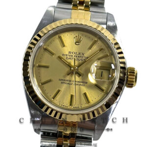 Rolex Ladies' DateJust Jubilee Two-Tone 26mm 69173 Champagne Index Tritium - Discontinued
