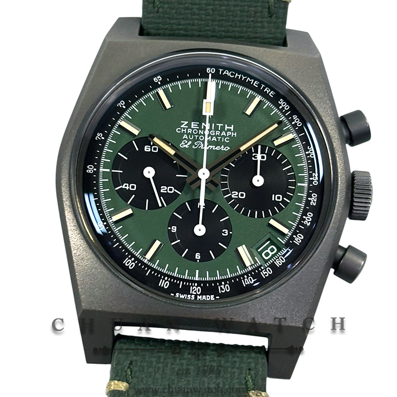 Zenith Chronomaster Revival Safari Boutique Edition Khaki Green