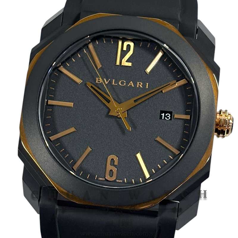Bvlgari Octo L’Originale Solotempo DLC-Steel 41mm 103085 - Discontinued
